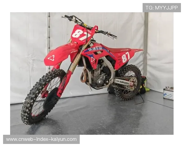 摩托越野车飞跃起伏路段：自由在尘土中腾跃的瞬间